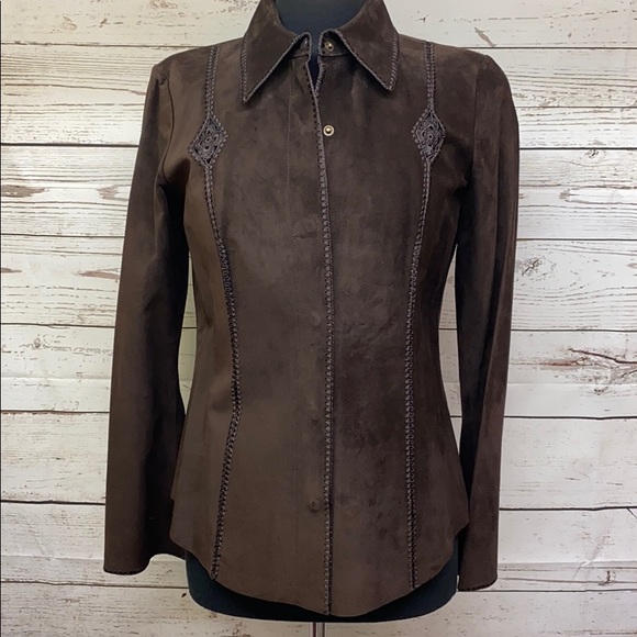 Dana Buchman Suede Jacket 